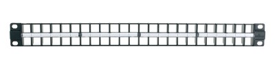 QuickPort Patch Panel, 48-Port, 2RU, Cable Management bar included, 49 –  Leviton