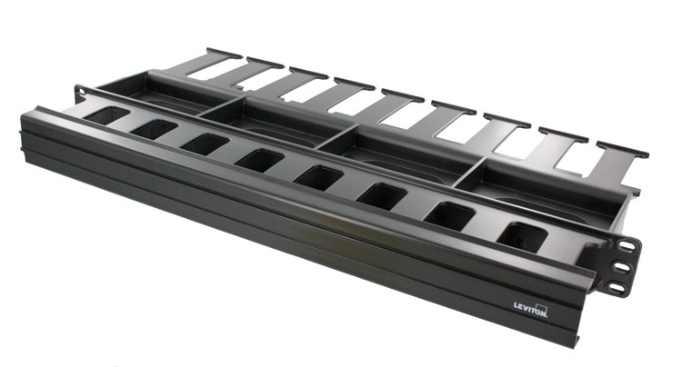 Ordenador Horizontal Leviton 492ru-hfr, 2ru, 3 X3 Delante